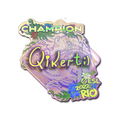 Sticker | qikert (Holo, Champion) | Rio 2022 image 120x120