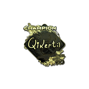 Sticker | qikert (Gold, Champion) | Rio 2022 image 360x360