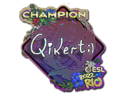 Autocolante | qikert (Glitter, Champion) | Rio 2022