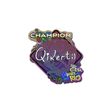 Sticker | qikert (Glitter, Champion) | Rio 2022 image 360x360