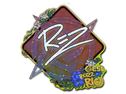 Sticker | REZ (Glitter) | Rio 2022
