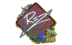 Sticker | REZ (Glitter) | Rio 2022