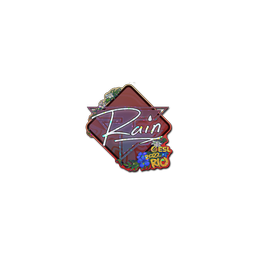 Sticker | rain (Glitter) | Rio 2022