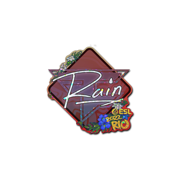 Sticker | rain (Glitter) | Rio 2022 image 360x360