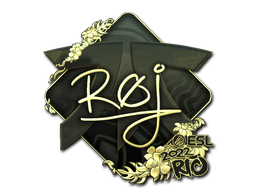 Sticker | roeJ (Gold) | Rio 2022