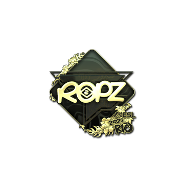 Sticker | ropz (Gold) | Rio 2022 image 360x360