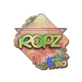 Sticker | ropz (Holo) | Rio 2022 image 120x120