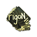 Sticker | rigoN (Gold) | Rio 2022 image 120x120
