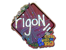 Aufkleber | rigoN (Glitzer) | Rio 2022