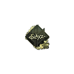 Sticker | slaxz- (Gold) | Rio 2022