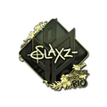 Sticker | slaxz- (Gold) | Rio 2022 image 120x120