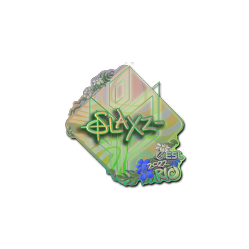 Sticker | slaxz- (Holo) | Rio 2022 image 360x360