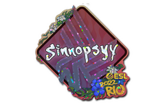 Sticker | sinnopsyy (Glitter) | Rio 2022