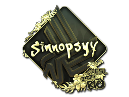 貼紙 | sinnopsyy（黃金）| Rio 2022