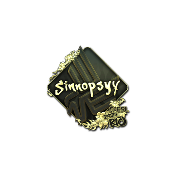 Sticker | sinnopsyy (Gold) | Rio 2022 image 360x360