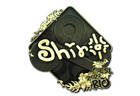 Sticker | sh1ro (Gold) | Rio 2022