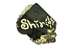 Sticker | sh1ro (Gold) | Rio 2022