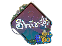 Klistermærke | sh1ro (Glitter) | Rio 2022