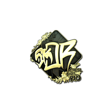 Sticker | sk0R (Gold) | Rio 2022 image 360x360