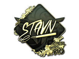 Sticker | stavn (Gold) | Rio 2022