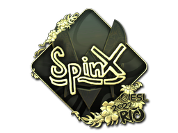 스티커 | Spinx(금박) | 리우데자네이루 2022