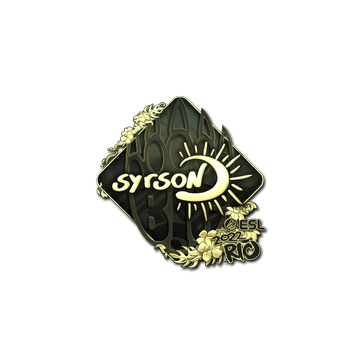 Sticker | syrsoN (Gold) | Rio 2022 image 360x360