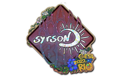 Sticker | syrsoN (Glitter) | Rio 2022