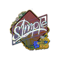 Sticker | s1mple (Glitter) | Rio 2022 image 120x120