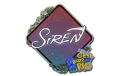 Sticker | S1ren (Glitter) | Rio 2022