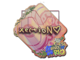 ステッカー | xertioN (ホログラム) | Rio 2022