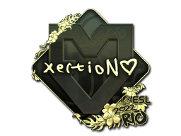 스티커 | xertioN(금박) | 리우데자네이루 2022