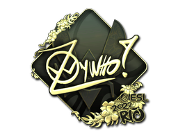 스티커 | ZywOo(금박) | 리우데자네이루 2022
