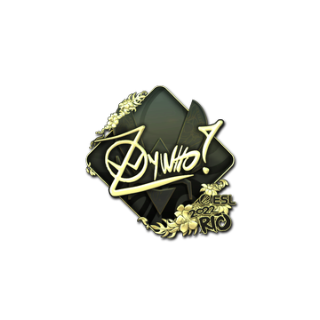 Sticker | ZywOo (Gold) | Rio 2022 image 360x360