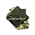 Sticker | dexter (Gold) | Rio 2022 image 120x120