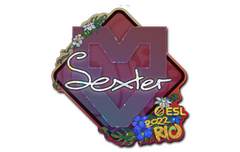 Sticker | dexter (Glitter) | Rio 2022