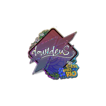 Sticker | dav1deuS (Glitter) | Rio 2022 image 360x360