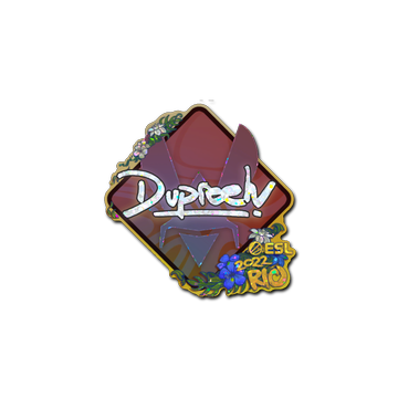 Sticker | dupreeh (Glitter) | Rio 2022 image 360x360