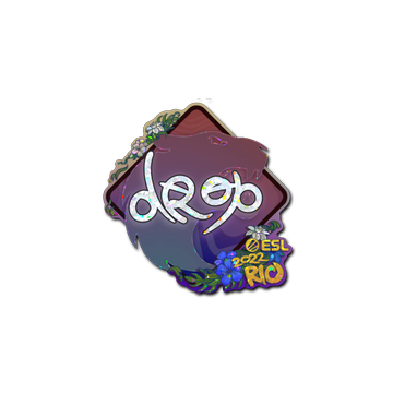 Sticker | drop (Glitter) | Rio 2022 image 360x360