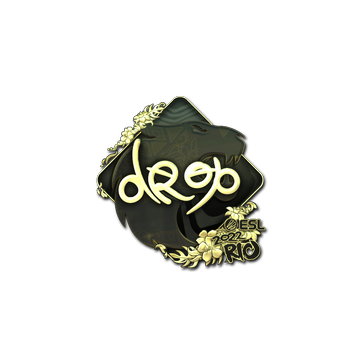 Sticker | drop (Gold) | Rio 2022 image 360x360