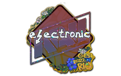 Sticker | electronic (Glitter) | Rio 2022