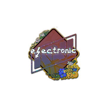 Sticker | electronic (Glitter) | Rio 2022 image 360x360