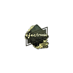 Sticker | electronic (Gold) | Rio 2022