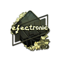 Sticker | electronic (Gold) | Rio 2022 image 120x120