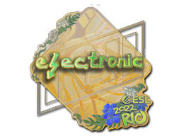 Autocolante | electronic (Holo) | Rio 2022