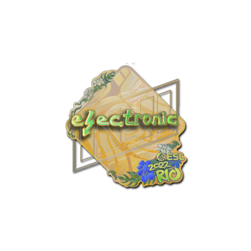 Sticker | electronic (Holo) | Rio 2022 image 360x360