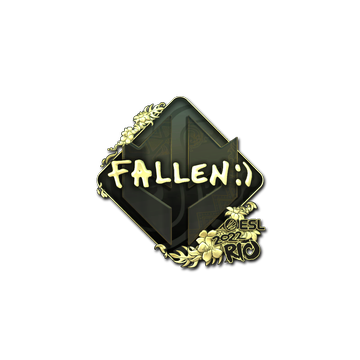 Sticker | FalleN (Gold) | Rio 2022 image 360x360