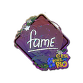 Sticker | fame (Glitter) | Rio 2022 image 120x120