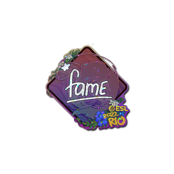 Sticker | fame (Glitter) | Rio 2022 image 360x360