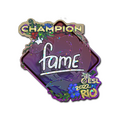 Sticker | fame (Glitter, Champion) | Rio 2022 image 120x120