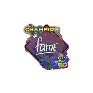 Sticker | fame (Glitter, Champion) | Rio 2022 image 360x360